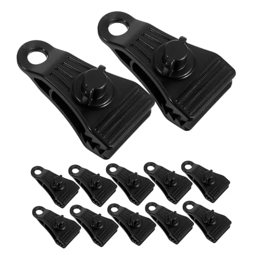 VANZACK 20 Stück Teiliges Robuste Zeltclips aus Windfeste und Praktische Planenbefestiger für Camping Vielseitige Befestigungsklemmen für Outdoor zelte und Sonnenschutz Einfach zu von VANZACK