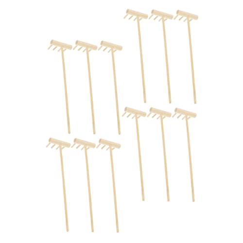 VANZACK 24 Stck. Teiliges Mini Bambus Zen Garten Rechen Natürliche Sandglättung Kompakt und Langlebig als Sandtisch Zubehör und Elegante Desktop Dekoration für Entspannung und Meditation von VANZACK