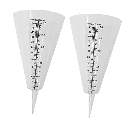VANZACK Einfaches Design Regenmesser Messbecher 2pcs Outdoor Niederschlagsmesser für Zuhause VANZACK Einfaches Design Regenmesser Messbecher 2pcs Outdoor Niederschlagsmesser für Zuhause von VANZACK
