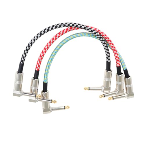 VANZACK 3 Stück Teiliges Gitarrenkabel Hochwertige Audioverbindung für Gitarre Bass und Tastatur Lärmschutz Klinkenstecker Langlebiges Nylonmaterial für Professionelle Anwendungen VANZACK 3 Stück Teiliges Gitarrenkabel Hochwertige Audioverbindung für Gitarre Bass und Tastatur Lärmschutz Klinkenstecker Langlebiges Nylonmaterial für Professionelle Anwendungen von VANZACK