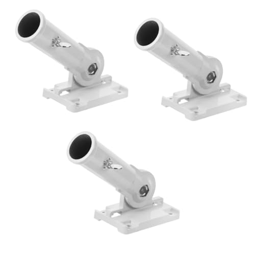 VANZACK 3 Stück Verstellbare Fahnenmast Halterung Wandmontage Robuste Aluminiumlegierung Tragbarer Fahnenhalter für Partys Stabiler Flaggenhalter für Befestigung Weißes Design für Innen VANZACK 3 Stück Verstellbare Fahnenmast Halterung Wandmontage Robuste Aluminiumlegierung Tragbarer Fahnenhalter für Partys Stabiler Flaggenhalter für Befestigung Weißes Design für Innen von VANZACK