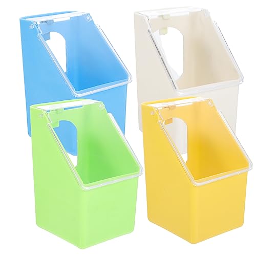 VANZACK 4 Stück Multifunktionale Hängebox für Futterspender für Tauben Papageien und Kleine Haustiere aus Langlebigem Reinigendem für Futter und Wasser VANZACK 4 Stück Multifunktionale Hängebox für Futterspender für Tauben Papageien und Kleine Haustiere aus Langlebigem Reinigendem für Futter und Wasser von VANZACK