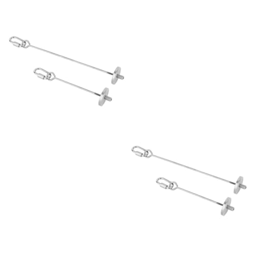 VANZACK 4stücke Stainless Steel Vogel-futtergabeln Futterhalter Für Papageien Nymphensittiche Und Andere Kleintiere Gemüse Und Obstspieße Für Vogelkäfige Langlebig Und Rostfrei von VANZACK