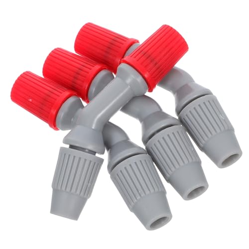 VANZACK 4 Stück Teiliges Verstellbar Kegelförmig für Präzise Bewässerung Langlebige Kunststoffdüsen Kompatibel mit Landwirtschafts Gewächshaus sprühgeräten von VANZACK