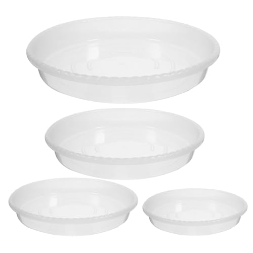 VANZACK 4 Stück Transparente Pflanztöpfe Untersetzer Pflanzenschalen Robustem Pet für Blumentöpfe Sukkulenten und Bonsai Praktisch für Drinnen und Draußen VANZACK 4 Stück Transparente Pflanztöpfe Untersetzer Pflanzenschalen Robustem Pet für Blumentöpfe Sukkulenten und Bonsai Praktisch für Drinnen und Draußen von VANZACK