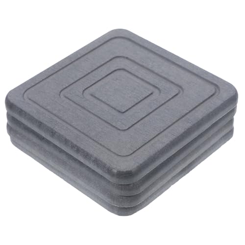 VANZACK 4 Stück Wasserabsorbierende Diatomit Untersetzer Saugfähige Kieselgur Matte für Getränke und Blumentöpfe Schnelltrocknend Schützend vor Flecken und Kratzern rutschfest Dunkelgrau VANZACK 4 Stück Wasserabsorbierende Diatomit Untersetzer Saugfähige Kieselgur Matte für Getränke und Blumentöpfe Schnelltrocknend Schützend vor Flecken und Kratzern rutschfest Dunkelgrau von VANZACK