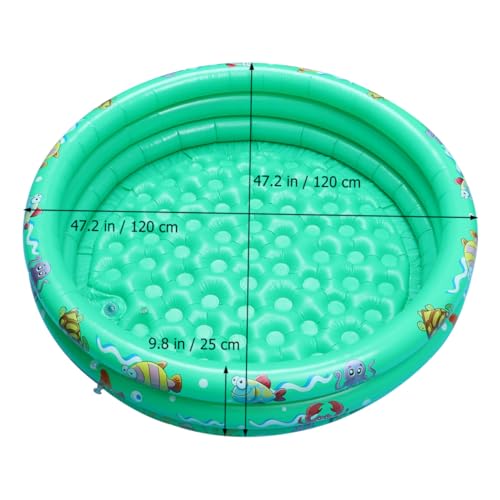 VANZACK Aufblasbarer Kinderpool Grün Selbstaufblasend Kunststoff Wassermatte Geeignet für Junge Mädchen Ab Monaten bis Jahre Großer Planschbereich für Sommer Outdoor Spaß VANZACK Aufblasbarer Kinderpool Grün Selbstaufblasend Kunststoff Wassermatte Geeignet für Junge Mädchen Ab Monaten bis Jahre Großer Planschbereich für Sommer Outdoor Spaß von VANZACK
