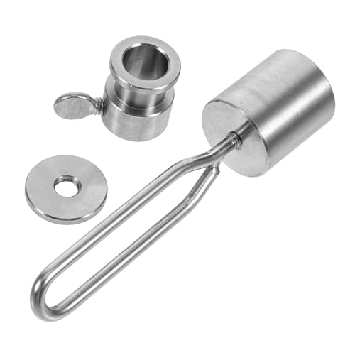 VANZACK BBQ Grill Ausgleichsgewicht Edelstahl Limitblock Drehspieß Gegengewicht Rotisserie Zubehör für Stabiles Gleichmäßiges Grillen und Einfache Drehfunktion von VANZACK