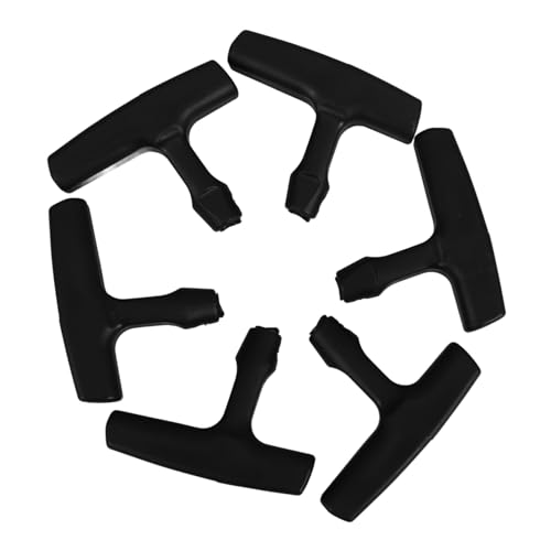 VANZACK Ergonomischer Startergriff mit Seilzug für Rasenmäher Kettensäge Generator Benzinmotor Ersatzgriff Schwarz Komfortabler Halt und Präzise Steuerung für Gartengeräte von VANZACK