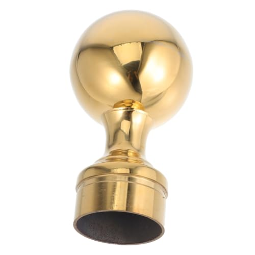 VANZACK Flagpole Finial Ball Topper aus Wetterfestem Metall Goldfarben Stabiles Design für Standard-flaggenmasten Dekoratives Gartenornament Geeignet für Innen Außenbereiche VANZACK Flagpole Finial Ball Topper aus Wetterfestem Metall Goldfarben Stabiles Design für Standard-flaggenmasten Dekoratives Gartenornament Geeignet für Innen Außenbereiche von VANZACK
