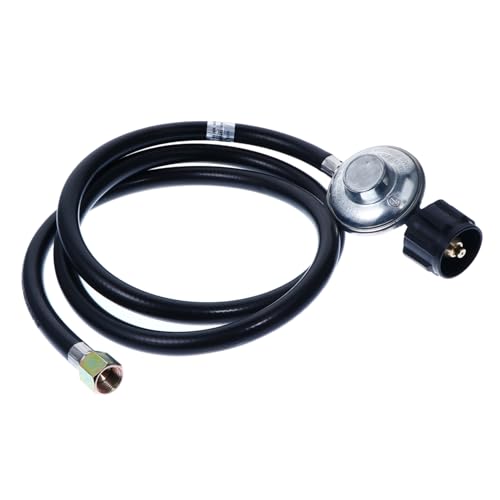 VANZACK Gasregler mit Schlauch Niederdruck Druckminderer aus Messing für Grill Herd Ofen Propangas Anschluss Sicher und Dicht Einfacher Zusammenbau VANZACK Gasregler mit Schlauch Niederdruck Druckminderer aus Messing für Grill Herd Ofen Propangas Anschluss Sicher und Dicht Einfacher Zusammenbau von VANZACK