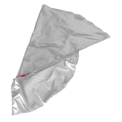 VANZACK Halbkreis Tanzfahnen für Bauchtanz und Lobpreis Doppelseitige Seidige Flow Banner mit Teleskopstab Ultraleicht Tragbar für Bühnenauftritte Kirchenlobpreis und Festivalaufführungen von VANZACK