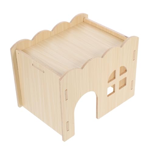 VANZACK Holz Hamsterhaus Versteck für Kleine Haustiere Atmungsaktives Hamster Versteckhaus Platzsparendes Nagerhaus Einfach zu Reinigen Geeignet für Zwerghamster und Rennmäuse VANZACK Holz Hamsterhaus Versteck für Kleine Haustiere Atmungsaktives Hamster Versteckhaus Platzsparendes Nagerhaus Einfach zu Reinigen Geeignet für Zwerghamster und Rennmäuse von VANZACK