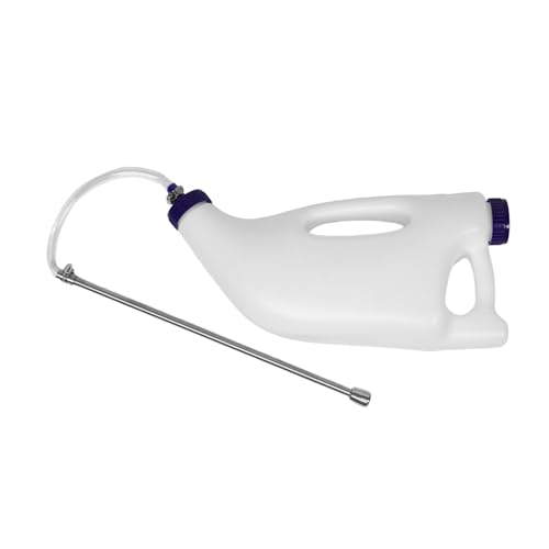 VANZACK Kälber trinkflasche aus Kunststoff Robustes Kälberfütterungsgerät mit Metallstange Leicht zu Reinigen für Kolostrum Milchfütterung von Kälbern Lämmern und Kleinen Neugeborenen von VANZACK