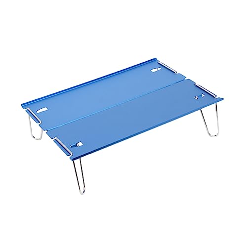 VANZACK Klappbarer Campingtisch Leichtem Aluminiumlegierung Tragbarer Outdoor Tisch für Picknick Grill Strand Kompakt und Schnell Aufzubauen für Wandern und Garten von VANZACK