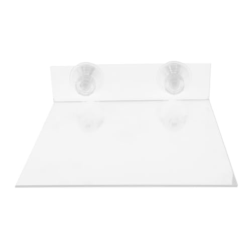 VANZACK Papageien Sitzstange mit Starkem Saugnapf Tragbare Vogelplattform für Fenster Dusche und Wand Stabiler Vogelstand für Sittiche Wellensittiche und Graupapageien Vielseitig von VANZACK