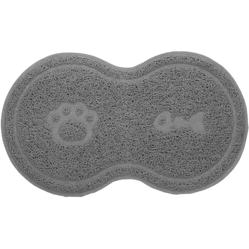 VANZACK Platzdeckchen Für Tiernahrung Extra Groß - Lebensmittelbehälter Serviertablett Mit 2 Etagen Hase Wassernapf Kaninchenfutter Tierfutterbehälter Haustier Katzenmatte von VANZACK