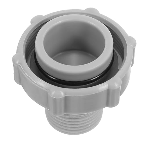 VANZACK Pool Ablaufgarnitur Verbindung für Pools Effiziente Drainage Einfache Installation Kompatibel mit Ablaufschläuchen Neutraler Grauton von VANZACK