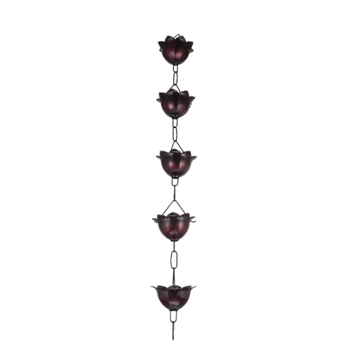 VANZACK 1m Garten Regenketten Fallrohr Regenketten Garten Accessoire Moderne Regenkette Regenkette Aus Blumenstil Mit Wasserspiel Für Entspannende Klänge VANZACK 1m Garten Regenketten Fallrohr Regenketten Garten Accessoire Moderne Regenkette Regenkette Aus Blumenstil Mit Wasserspiel Für Entspannende Klänge von VANZACK