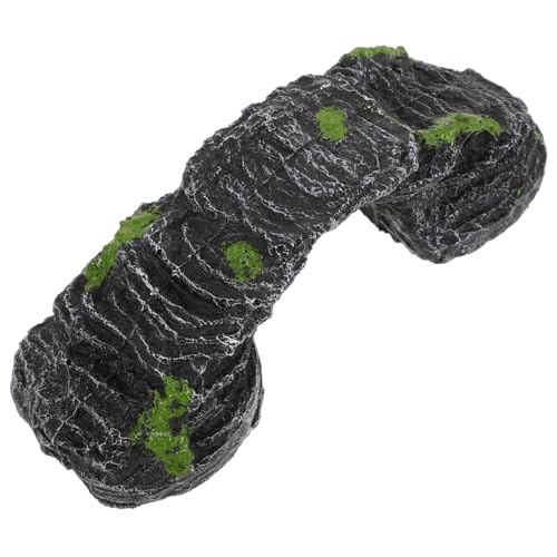 VANZACK Resin Schildkröten Sonnenplatz Terrarium Dekoration Kletterplattform für Reptilien und Aquarien Robust Natürlich Gestaltetes Versteck für Kleine Schildkröten Frösche für von VANZACK
