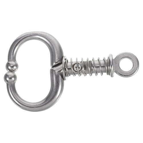 VANZACK Rinder nasenring aus Metall mit Federzange Langlebiges Viehmanagement zubehör für Kuhkontrolle Vielseitig Einsetzbar für Verschiedene Rinderrassen und Altersgruppen Robustes von VANZACK