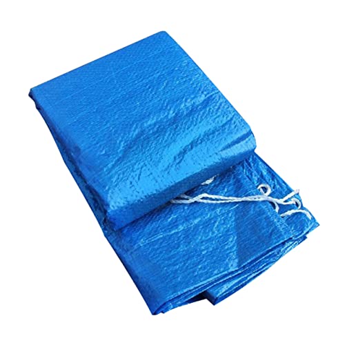 VANZACK Runde Poolabdeckung Durchmesser Staubdichte Abdeckung für Aufblasbare und Rahmenpools und Winddicht Blau Langlebiges Material für Optimalen Schutz von VANZACK