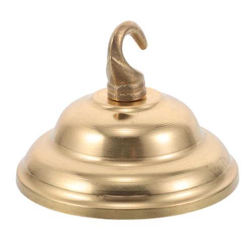 VANZACK Schwere Kupfer Deckenhaken für Pendelleuchten und Pflanzen Robuste Metallhaken mit Deckenrosette für Vogelkäfige Windspiele und Innen Sowie Außenbereich von VANZACK