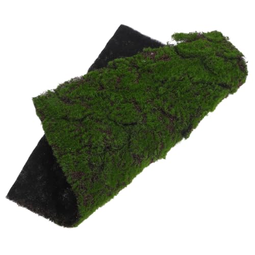 VANZACK Simulierter Moosrasen Kunstgraswand Grasteppich innen grüner Outdoor-Teppich gefälschte Grasmatte Kunstrasen-Außenteppich Fußball Tischläufer grüner Rasen Grasfleck Perlenbaumwolle von VANZACK