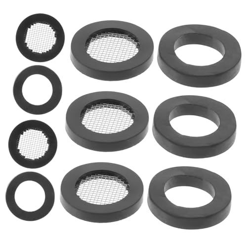 VANZACK Teiliges Dichtungsscheiben Edelstahl filter Gummi unterlegscheiben für Wasserhähne Duschschläuche Waschmaschinen Langlebig Langlebig Ersatz für Armaturen und Filtergitter von VANZACK