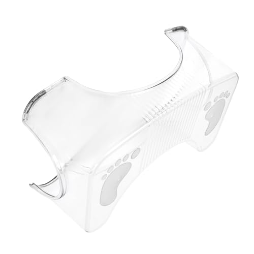 VANZACK Transparenter Badhocker rutschfest Leichter Toilettenhocker Multifunktional für Senioren Fußstütze zur Entspannung im Badezimmer VANZACK Transparenter Badhocker rutschfest Leichter Toilettenhocker Multifunktional für Senioren Fußstütze zur Entspannung im Badezimmer von VANZACK