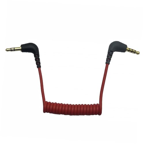 VANZACK Trs zu Trrs Audio Adapterkabel Mikrofonkonverter Spiralkabel für Smartphone PC Verbindung von VANZACK