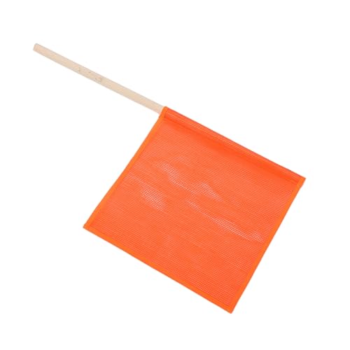 VANZACK Verkehrssicherheitsflagge mit Holzstab Handgeführte Warnflagge für Straßenverkehr Lkw Verkehrsleitung Robuste Netzstofffahne Leicht Tragbar Multifunktional VANZACK Verkehrssicherheitsflagge mit Holzstab Handgeführte Warnflagge für Straßenverkehr Lkw Verkehrsleitung Robuste Netzstofffahne Leicht Tragbar Multifunktional von VANZACK