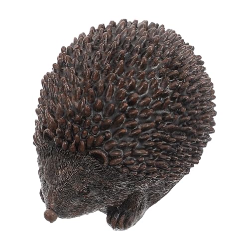 VANZACK Schlüsselbox in Igel-Form Garten-schlüsselversteck Aufbewahrungsbox Für Draußen Aus Hochwertigem Harz Langlebig Und Sicher Stauraum Für Schlüssel Und Kleinigkeiten von VANZACK