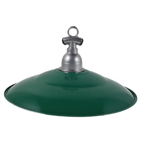 VANZACK Wasserdichter Retro Emaille Lampenschirm für Außenbeleuchtung Schützender Lampenschutz für Pergola und Garten Regensicherer Grüner Lampenschirm Einfacher Aufbau Vielseitig von VANZACK