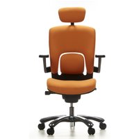 hjh OFFICE Bürostuhl / Drehstuhl VAPOR LUX Stoff, orange von hjh OFFICE