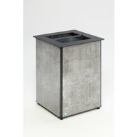 VAR Abfallbehälter AB 04 Stein-Optik/Edelstahl 80 l VAR Abfallbehälter AB 04 Stein-Optik/Edelstahl 80 l von VAR