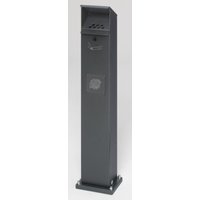 VAR Ascher/Abfallsammler Standsäule SG 115 antik-silber 2 l/5 l von VAR