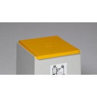 VAR Deckel für Kunststoffcontainer 60 l gelb von VAR