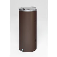 VAR Kompakt-Junior Abfallsammler für Außen mit Einflügeltür, deep-brown von VAR