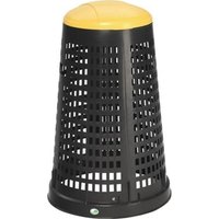 VAR - Korbständer D525xH880mmPP schwarz Deckel gelb f.120l Säcke VAR - Korbständer D525xH880mmPP schwarz Deckel gelb f.120l Säcke von VAR