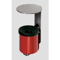 VAR Wandascher WH 10 mit Dach VA rot 0,6 l VAR Wandascher WH 10 mit Dach VA rot 0,6 l von VAR