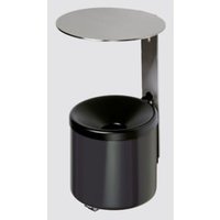 VAR Wandascher WH 10 mit Dach VA schwarz 0,6 l VAR Wandascher WH 10 mit Dach VA schwarz 0,6 l von VAR