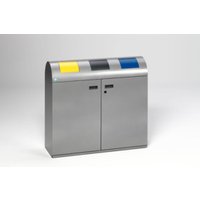 VAR Wertstoffsammelstation WS 100R silber 240 l von VAR