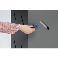 VAR Wertstoffsammelstation WS 58 4-Fach 200 l eisenglimmer 200 l von VAR