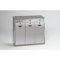 VAR Wertstoffsortiersystem Edelstahl 145 l von VAR