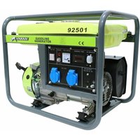 Varan Motors - 92501 GENERATOR STROMERZEUGER STROMAGGREGAT 2800W 2 x 230V + 12VDC BENZIN - Grau von VARAN MOTORS