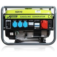 Varan Motors - 92510 Benzin Stromerzeuger 2,3 kVA 1x 400V 3x 230V 1x 12VDC Elektrischer Generator - Grau von VARAN MOTORS