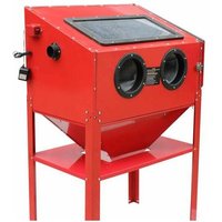 Varan Motors - NESB-16D Sandstrahlkabine, Sandstrahler, Profi Sandstrahlkabine mit Sicherheitshandschuhen 220 Liter inkl. Zubehör von VARAN MOTORS