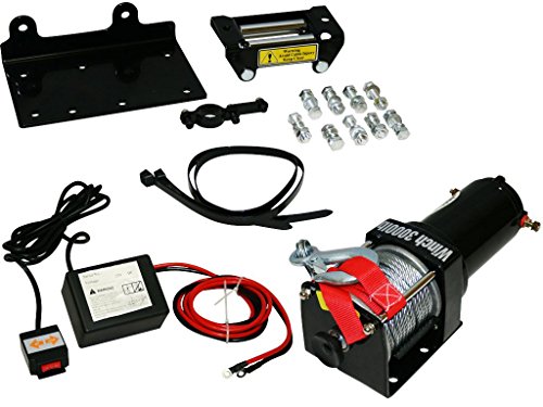 Varan Motors - Var-P3000-1B 12V ELEKTRISCHE SEILWINDE 1360KG MIT MONTAGEPLATTE ROLLEN KABELFERNBEDIENUNG von VARAN
