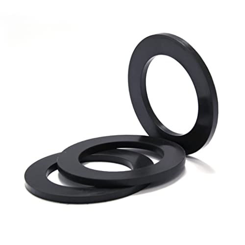 Flachdichtungen für Schlauchanschlüsse, Gummi-Unterlegscheiben für Wasserhähne, Filterdichtung für Dusche (5 Stück, 113mmx86mm: grosor 3mm) von VARGORT